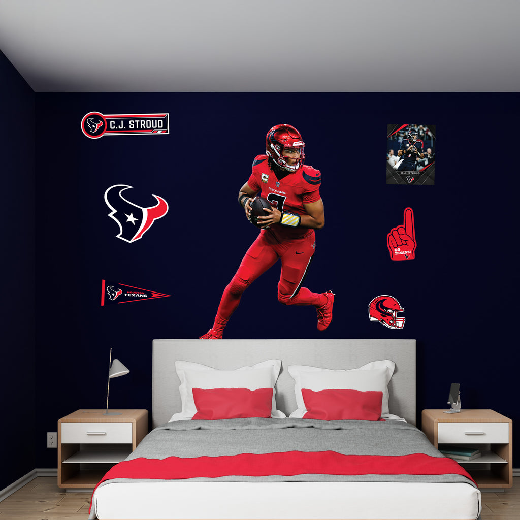 Life-Size Athlete +12 Decals  (50"W x 78"H) 