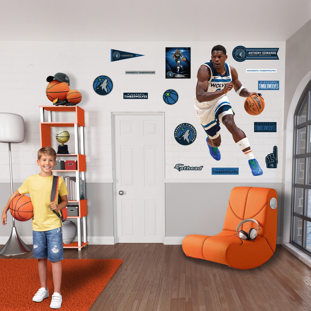 Life-Size Athlete +14 Decals  (42"W x 79"H) 