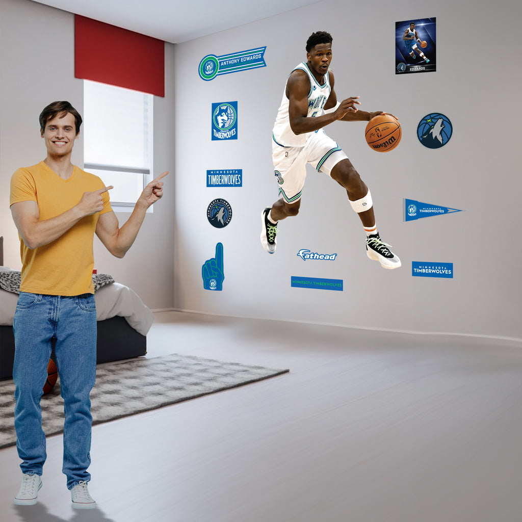 Life-Size Athlete +12 Decals  (49"W x 74"H)