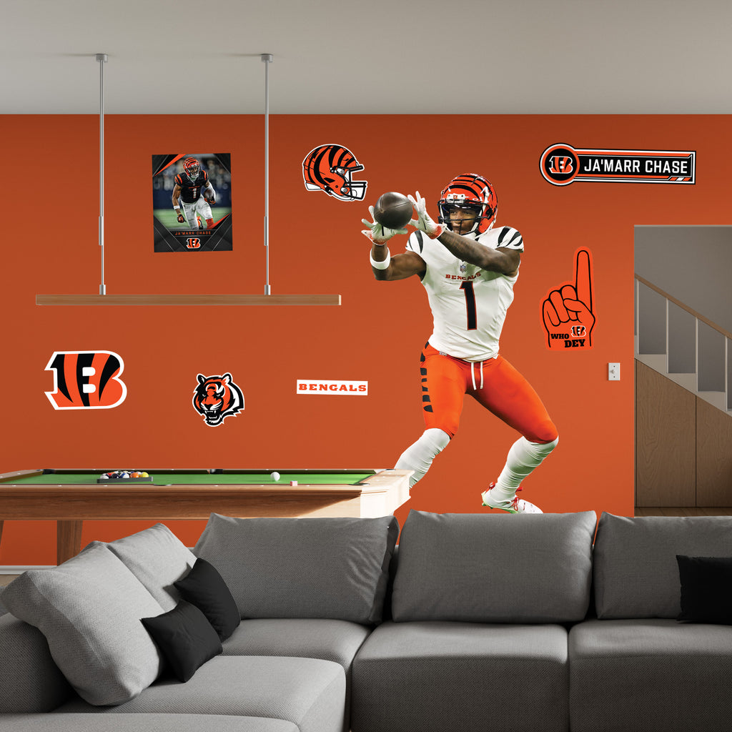 Life-Size Athlete +14 Decals  (41"W x 78"H) 