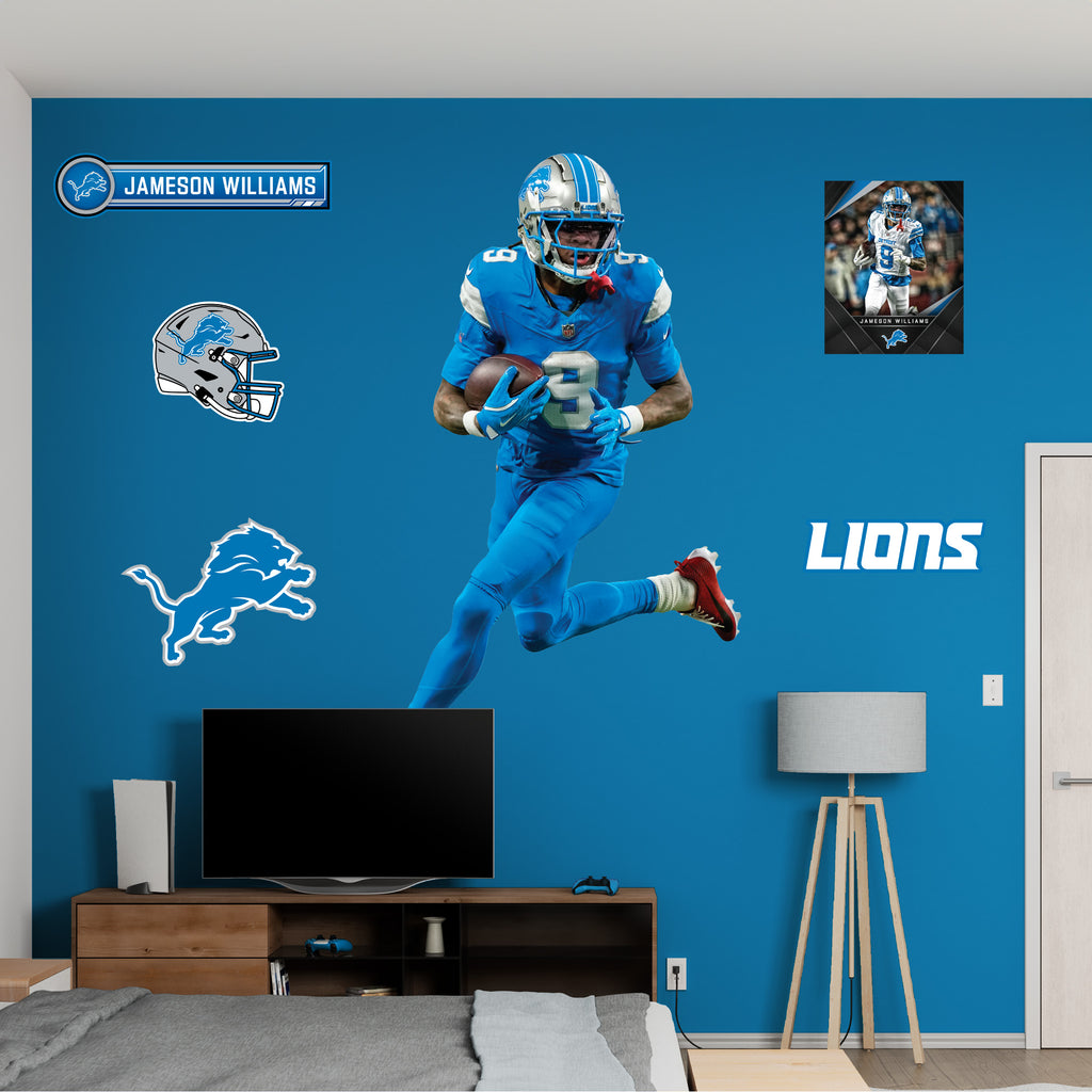 Life-Size Athlete +14 Decals  (49"W x 78"H) 