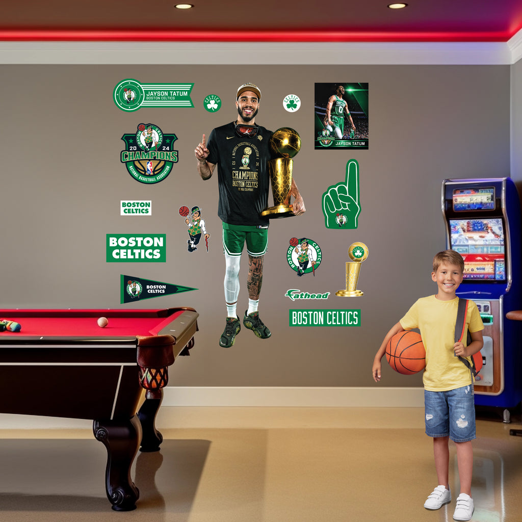 Life-Size Athlete +14 Decals  (33"W x 78"H) 