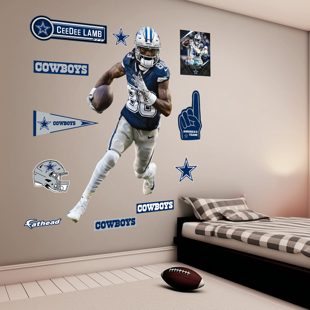 Life-Size Athlete +11 Decals  (46"W x 78"H)