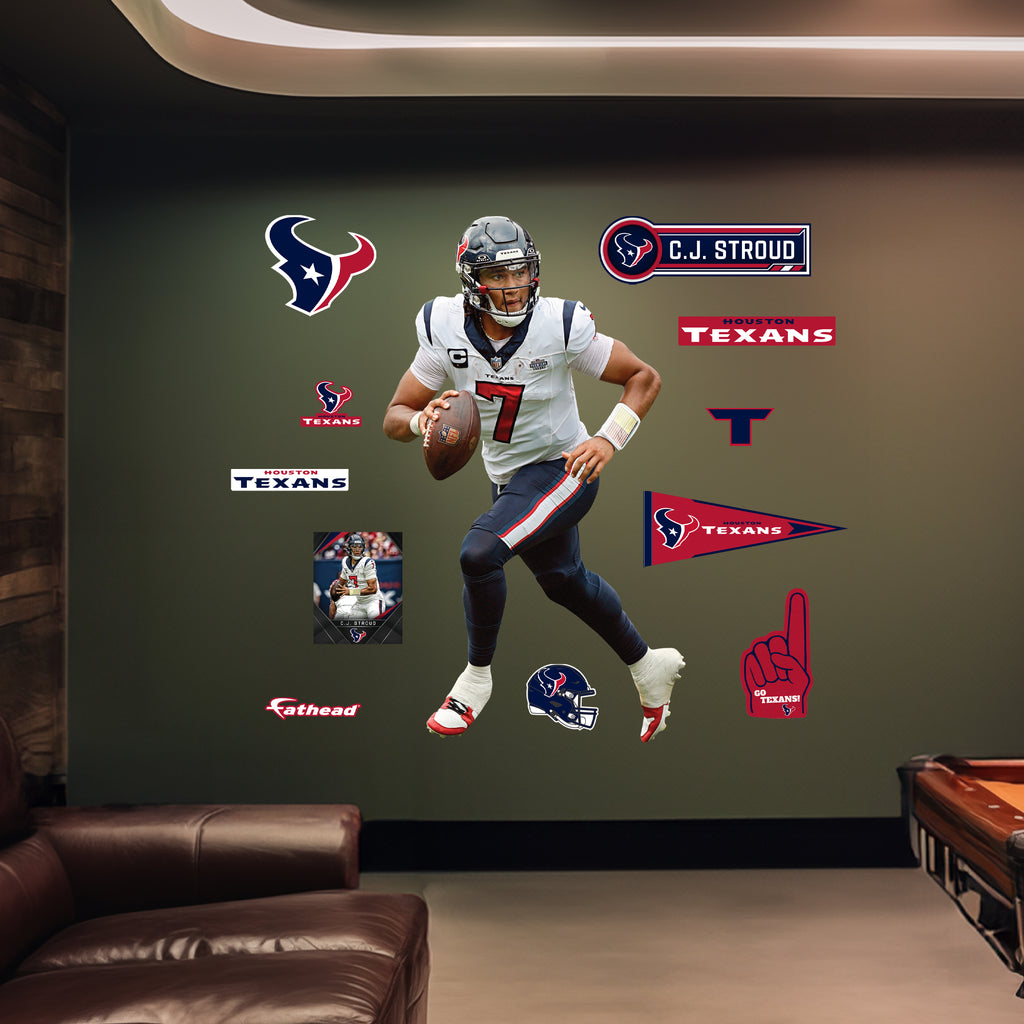 Life-Size Athlete +11 Decals  (45"W x 78"H)