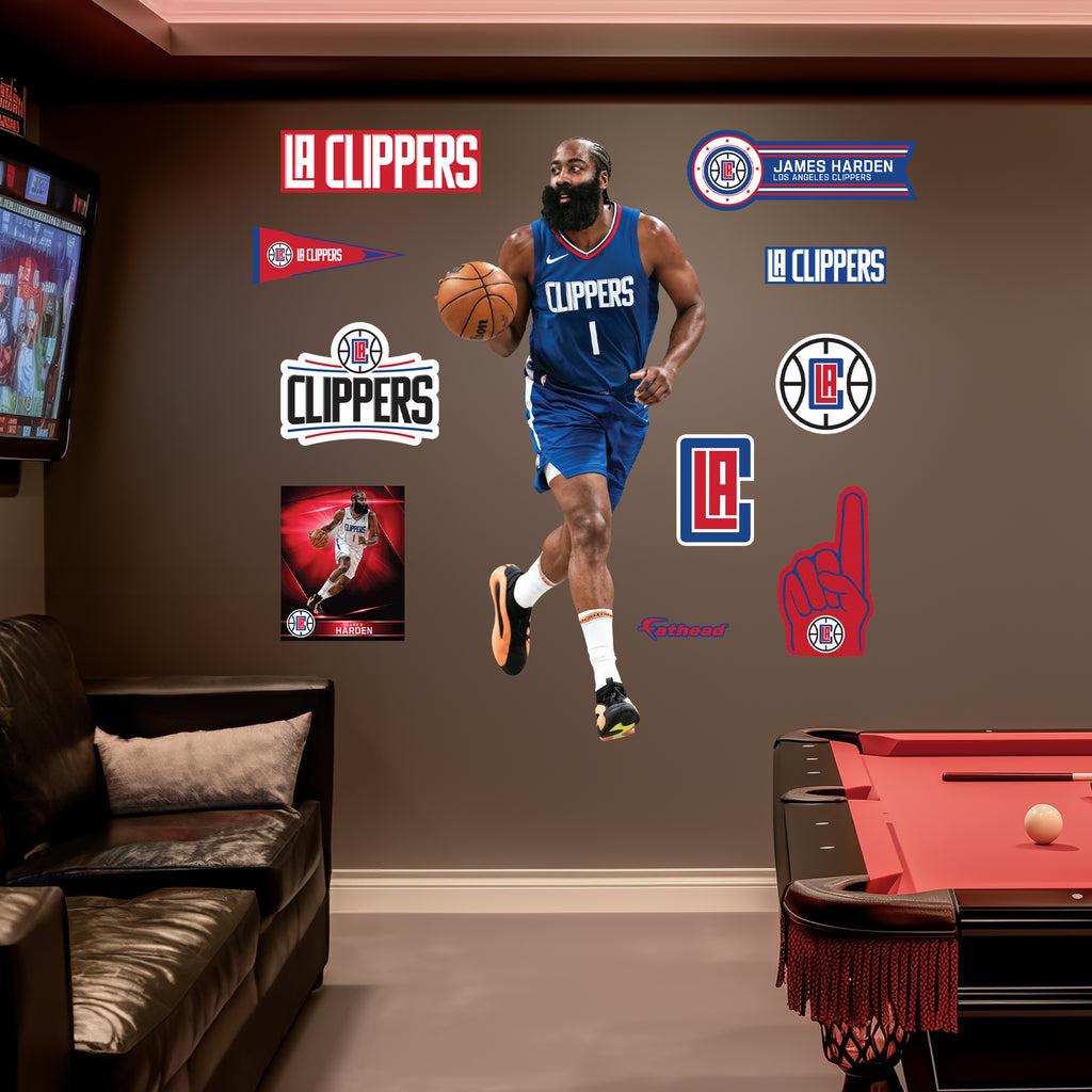 Life-Size Athlete +10 Decals  (35"W x 78"H)