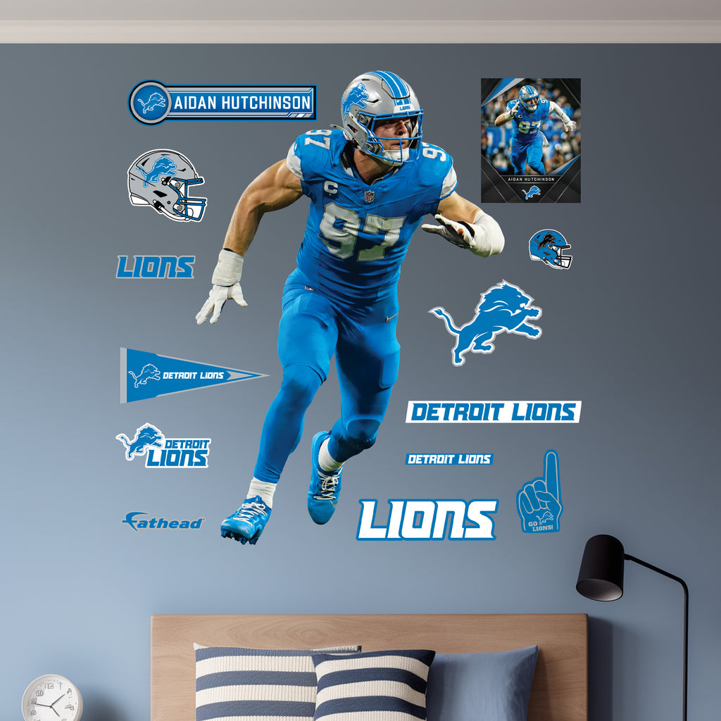 Life-Size Athlete +13 Decals  (51"W x 78"H) 