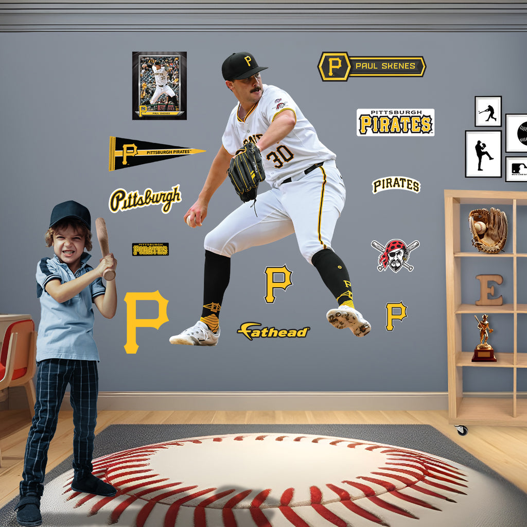 Life-Size Athlete +12 Decals  (51"W x 74"H) 