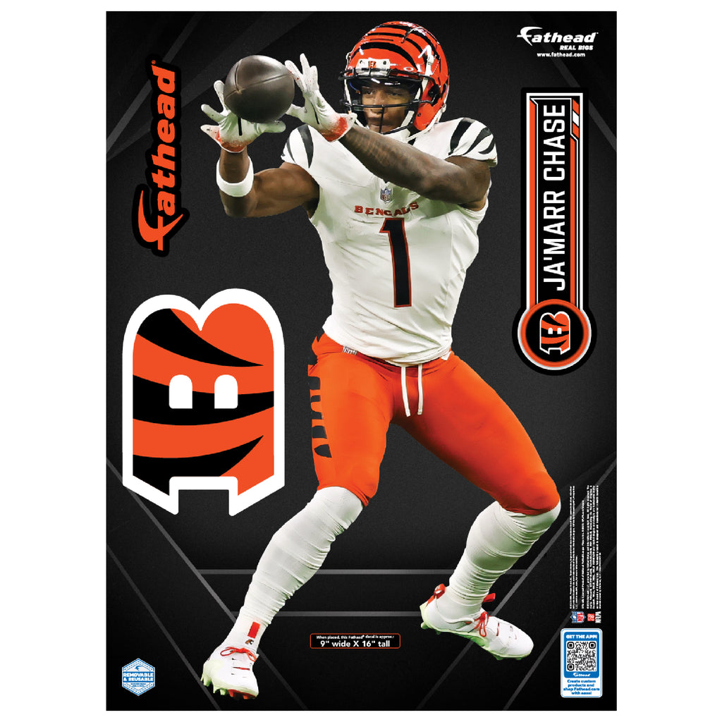 Large Athlete +3 Decals  (9"W x 16"H) 