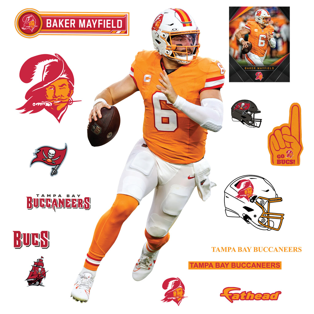 Life-Size Athlete +14 Decals  (41"W x 78"H)