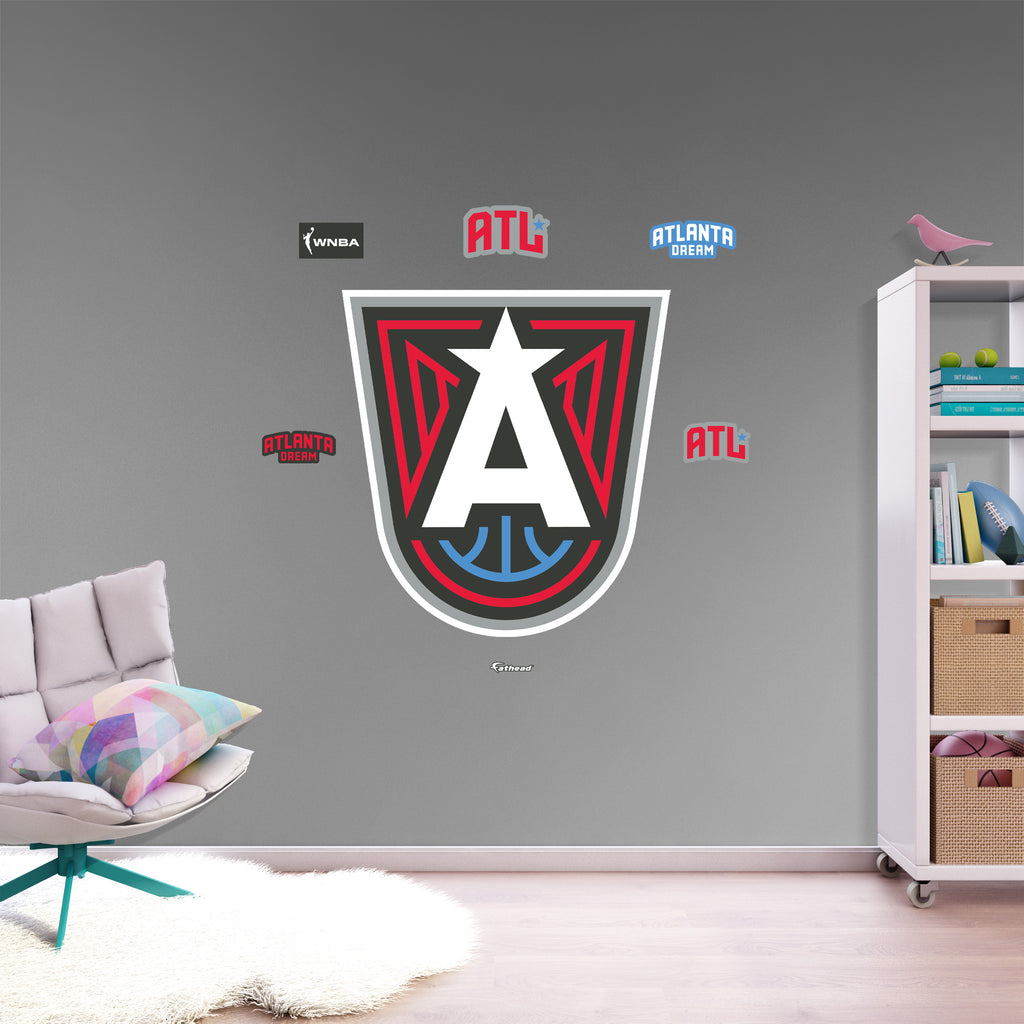 Giant Logo +5 Decals  (41"W x 39"H)