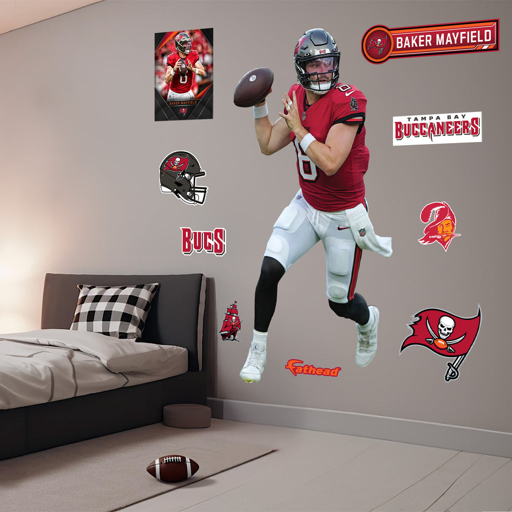 Life-Size Athlete +9 Decals  (39.5"W x 77"H)