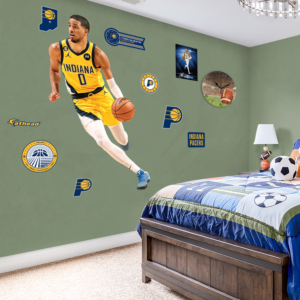 Life-Size Athlete +9 Decals (46"W x 78"H)