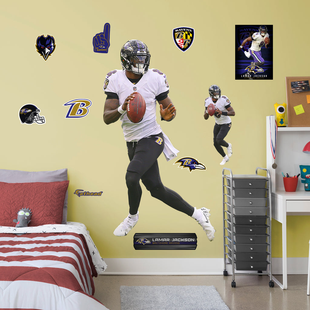 Life-Size Athlete + 9 Decals (43"W x 77"H)