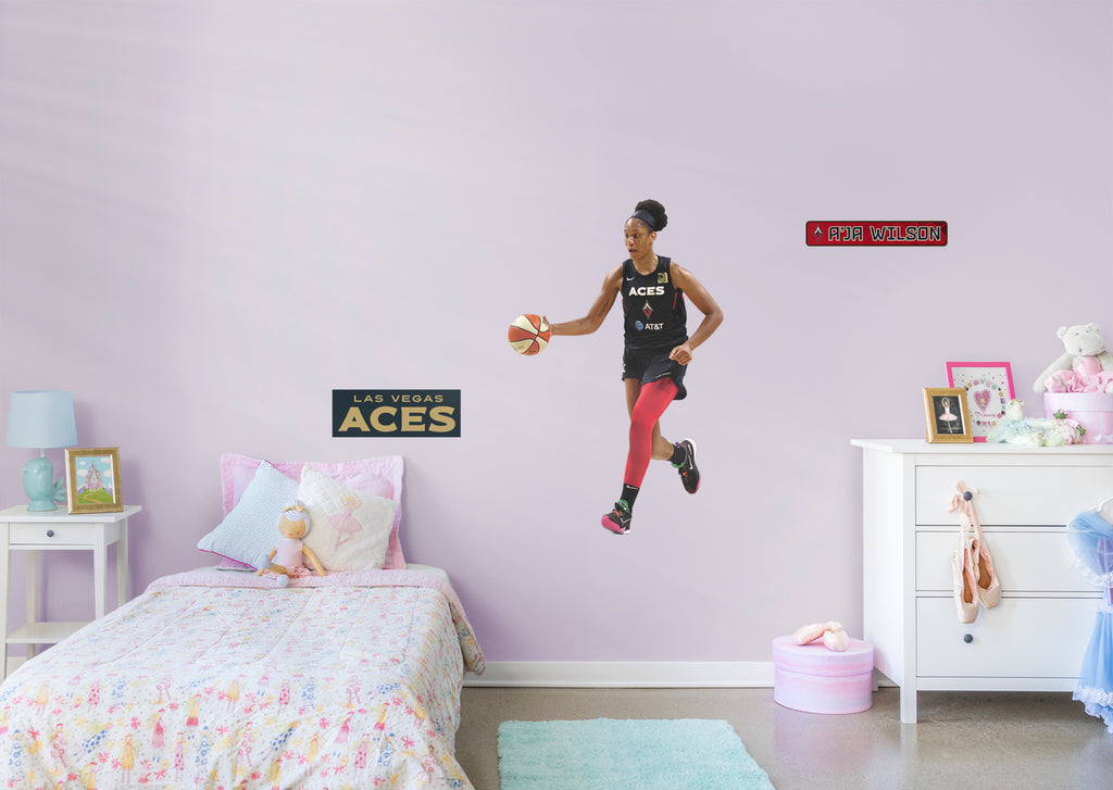 Giant Athlete + 2 Decals (37"W x 51"H)