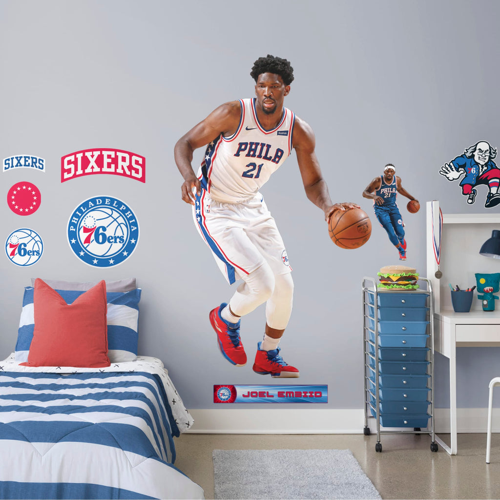 Life-Size Athlete + 9 Decals (48"W x 78"H)