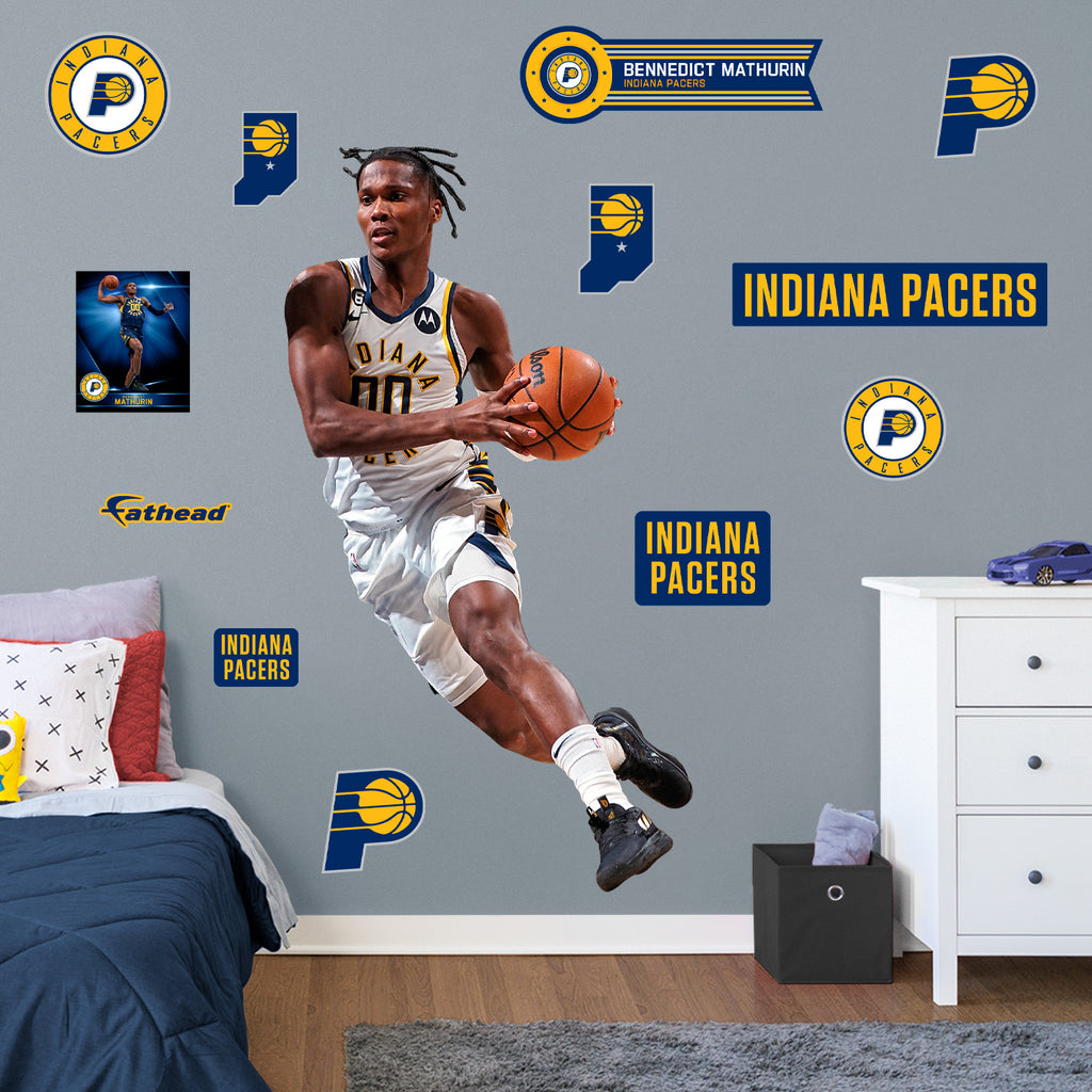 Life-Size Athlete +12 Decals (42"W x 77"H)